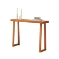 thumbnail image 4 of Kings Brand Furniture Claude Narrow Console Table Perfect for Sofa Table, Entryway Table for Hallway (Honey Ginger), 4 of 5