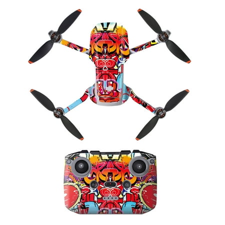 Image of Jacenvly Toy Gift PVC Stickers Decal Skin Cover Protector for MAVIC Mini 2 DroneRelieve Stress Anywhere for Boys & Girls Birthday Gifts for Women Clearance Items for Women