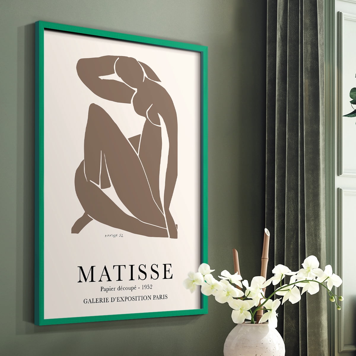 Matisse CCVI in Solid Wood 8 x 10 Framed Print