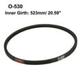 thumbnail image 3 of Uxcell 20.83 '' V-Belts Girth Machine Transmission Drive Belt  Rubber Black 1pcs, 3 of 5