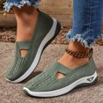 thumbnail image 2 of Dakaela Women's Woven Orthopedic Shoes 2025 Arch Support Wide Width Soft Slip on Walking Sneakers, 2 of 8