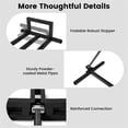 thumbnail image 6 of Mower Lift Jack 880Lbs Load Capacity Manual Crank Handle Adjustable Degree Angle Heavy Duty Metal Tractor Riding Lawn Maintenance Cleaning Repair Garage Shop Tool Equipment Safety Lock Stopper Use, 6 of 10