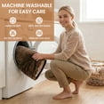 thumbnail image 6 of Pet Couch Cover for Dogs, Non-Slip Sofa Slipcover, Soft Fuzzy Washable Furniture Protector Mat for Pets (Brown, 28" x 59"), 6 of 8