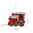 thumbnail image 3 of ERK Ornements de Noël Pendentif Train Rouge Petit Pendentif Photo Déguisement, 3 of 5
