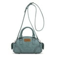thumbnail image 4 of Wrangler Small Crossbody Purses for Women Boston Barrel Bag Mini Top Handle Bags with Crossbody Strap, Jean, 4 of 7