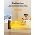 thumbnail image 2 of Calentador Space Heater DREO de cerámica PTC de 1500 W para uso en interiores con control remoto, 2 of 8