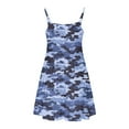 thumbnail image 7 of 11-12 Years Toddler Girl Camouflage Dress Little Kid Short Sleeve Cotton Dress for 3-14 Years, 7 of 7