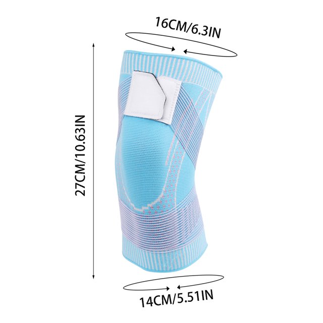 Yhmxh Camping Essentials Travel Essentials Camping Gear Knee Compression Sleeve - Nylon Breathable Knee Pads Running Knee Pads Strap Compression Knit Sports Knee Pads Knee Protector