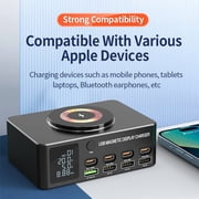 Wireless Charging Stand with Cable and Charger Magnetic,wireless fast charging base, multifunctional interface charger
