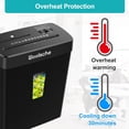 thumbnail image 4 of Woolsche Paper Shredder - 10-Sheet Cross Cut with 3.43-Gallon Basket - P-4 Security Level - 3-Mode Design - Shreds CD and Credit Card - Durable, Fast, and Jam Proof, 4 of 7