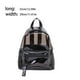 thumbnail image 4 of Guardurnaity para mujer, de bolsillo con cremallera Visible, bolso de hombro para la escuela, libros, billetera, correa organizadora Mochilas, 4 of 6