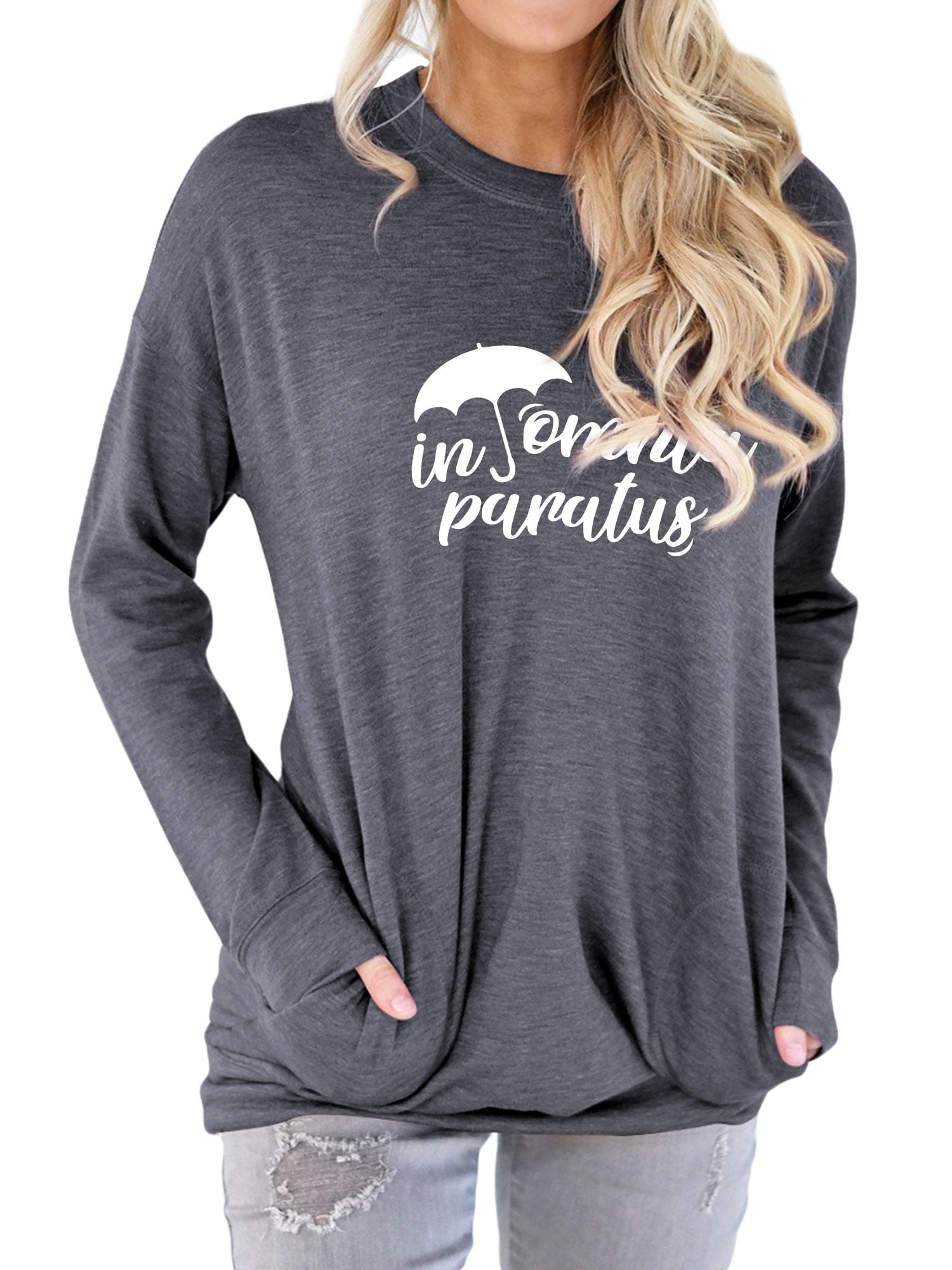 Twzh Twzh Women In Omnia Paratus Umbrella Letter Graphic Printed Pocket Sweatshirts Walmart Com Walmart Com Twzh Twzh Women In Omnia Paratus Umbrella Letter Graphic Printed Pocket Sweatshirts Walmart Com Walmart Com