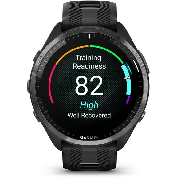 Restored Garmin Forerunner 965 Gps Black   Black Band 32GB (Refurbished)