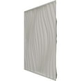 thumbnail image 4 of Ekena Millwork 19 5/8"W x 19 5/8"H Billow EnduraWall Decorative 3D Wall Panel, Universal Aged Metallic Weathered Steel (12-Pack for 32.04 Sq. Ft.), 4 of 6