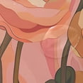 thumbnail image 4 of Yayeee Shower Curtain with Hooks 72"x72" Waterproof Fabric Bathroom Hanging Decor, Abstract Orange Flowers, 4 of 5