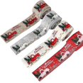 thumbnail image 2 of 5cm Christmas Ribbon Christmas Tree Ornament Printed Ribbon, 2 of 3