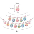 thumbnail image 5 of Easter Banner Set Hanging: Letter Bunting Banner Holiday Banner Party Decoration, 5 of 5