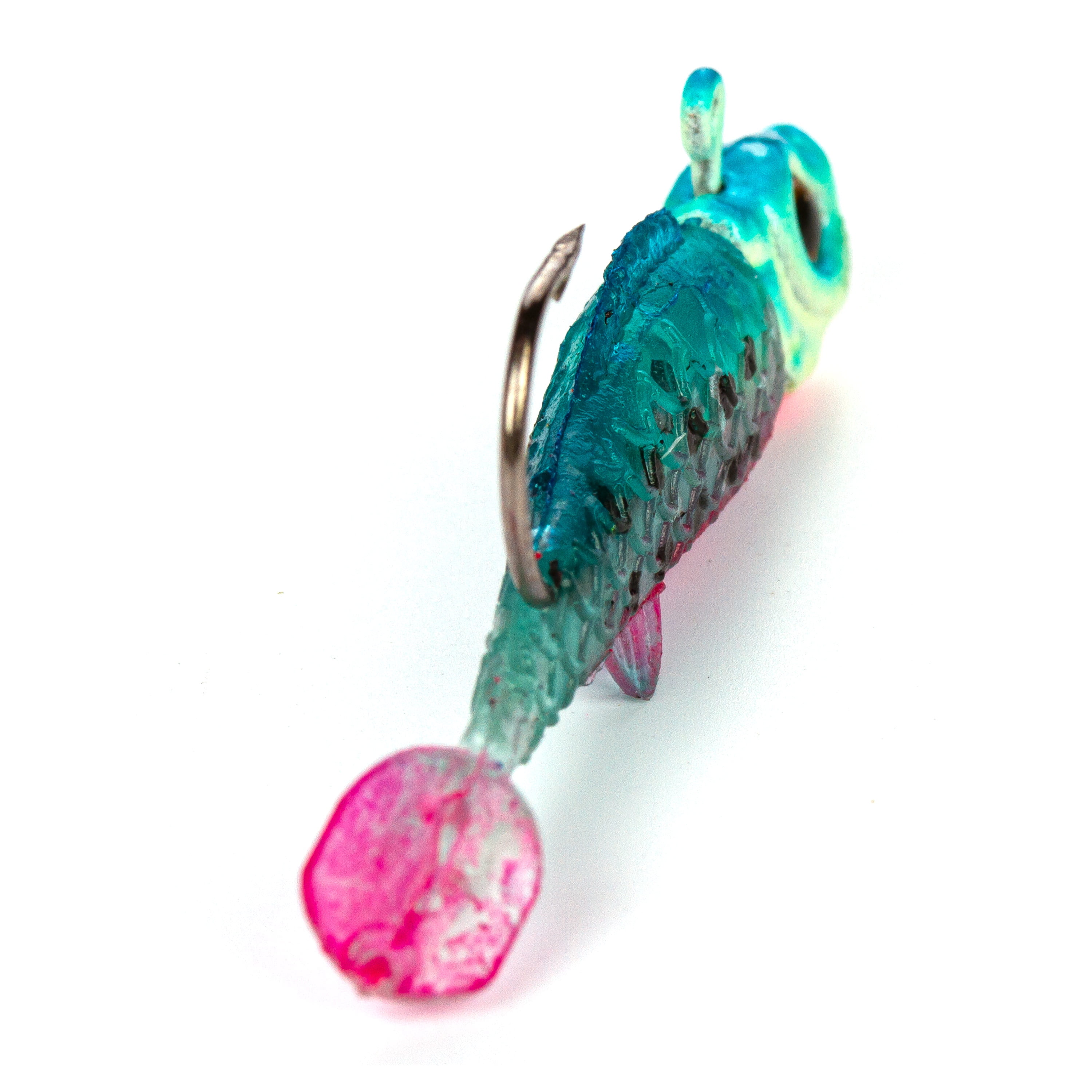 (2 pack) Ozark Trail 1/32 oz Rigged Panfish Minnow Fishing Lures, Blue & Pink, 2-Pack