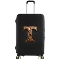 thumbnail image 1 of Housse de Valise Housses de Protection Voyage Anti-Rayures Housse Anti-Poussière Réutilisable Motif Imprimé Bois 8 Lettres TG, 1 of 6