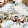 thumbnail image 6 of Seahorse Coral Shell Washable Area Rugs 3'x5', Starfish Ocean Wave Low Pile Throw Living Room Rug Non-Slip Sturdy Edge Binding Carpet for Indoor Entryway Bedside Kitchen, 6 of 9