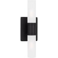 thumbnail image 3 of Generation Lighting 4465002-112 Keaton Vanity, 2-Light 80 Total Watts, Midnight Black, 3 of 11