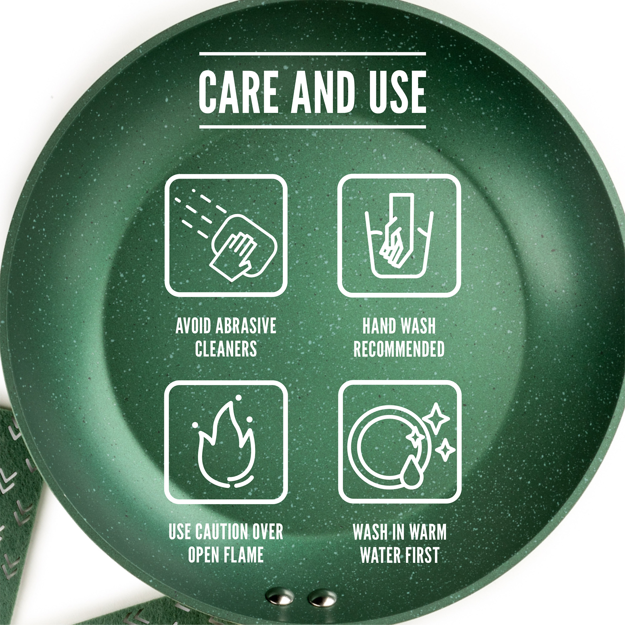 Thyme & Table 10 in Nonstick Fry Pan, Green photo 6