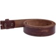 thumbnail image 2 of Gelante Genuine Full Grain Leather Belt Strap Without Belt Buckle. Distressed Brown-2XL, 2 of 5