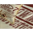 thumbnail image 4 of Ambesonne Detroit Quilted Bedspread Set 3 Pcs, Vintage Michigan Auto, Queen Size, Pale Yellow Burgundy, 4 of 5