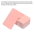 thumbnail image 4 of Unique Bargains 3.5' x 2' Blank Paper Business Cards Small Index Flash Cards Message Note Card, Pink 100 Pack, 4 of 5
