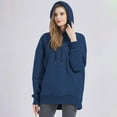 thumbnail image 2 of Timegard Oversized Sweatshirt for Women Drawstring Hoodies Pullover Fall Winter Comfy Long Sleeve Tops, 2 of 9