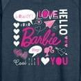 thumbnail image 3 of Barbie -  Valentine's Collage - Women's Lightweight French Terry Long Sleeve Shirt, 3 of 5