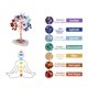 thumbnail image 2 of Árbol Del Dinero De Chakra 9-10cm Energy Stone Trees Hecho a mano Mini Chakra Feng Shui Money Tree Decor (A), 2 of 6