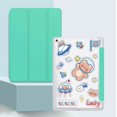 thumbnail image 1 of Tablet Cover For iPad Mini 2 3 4 5 6 Leather Smart Folio Case For ipad mini4 A1538 mini5 A2124 mini6 A2568 Protective Cases capa Mint(A4 Sticker) iPad Mini 5 2019, 1 of 6