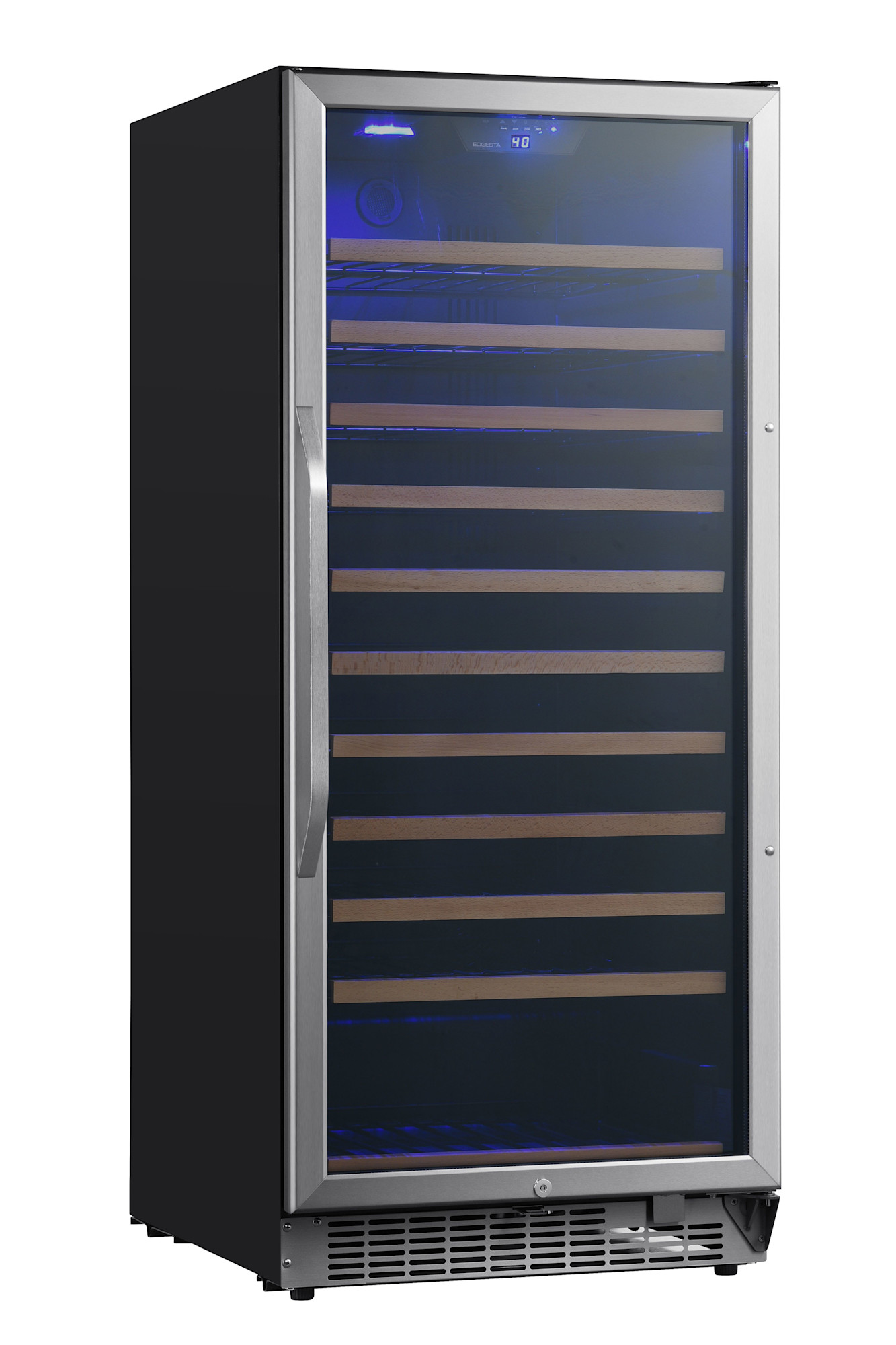 Edgestar Cwr1212sz 24" Wide 111 Bottle Capacity Free Standing Single Zone Wine Cooler -