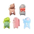 thumbnail image 7 of 1pcs/2cm Car Mini Cartoon Animal Ornament Center Console Rearview Decor Mirror Ornament O3A1 C Bear/turtle/elephant/rabbit/sheep, 7 of 7