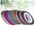 thumbnail image 4 of TEHAUX 52 Rolls Decorative Art Nail Art PP Assorted Color for Nail Art Lady, 4 of 8