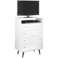 thumbnail image 1 of Manhattan Comfort Liberty 4 Commode en Blanc, 1 of 8