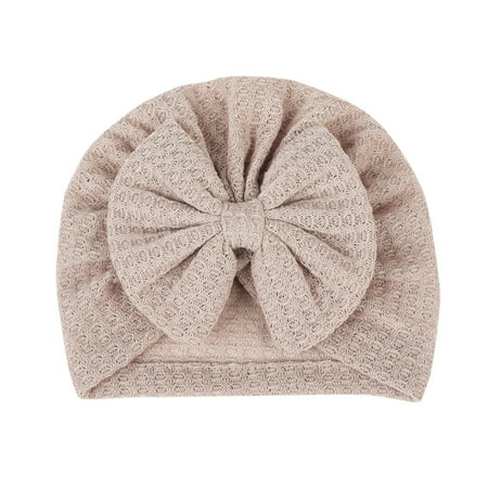 

Baby Hats Summer Solid Bow Cap Lovely 0-24 Months Headwear