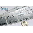 thumbnail image 2 of My Scratch Offs 2" Silver Square Scratch-off Sticker Labels, 1000 Count, 2 of 5