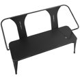 thumbnail image 6 of Waco Industrial Bench in Vintage Black Metal by LumiSource, 6 of 8
