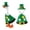 #277-Green, variant on Cheapark 23 Inch St. Patrick's Day Shamrock Porch Goose Outfit - 3-Leaf Clover Themed Costume, Festive Yard Decor for Irish Celebrations