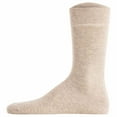 thumbnail image 3 of Hudson Calcetines deportivos unisex, paquete de 9 - Simply, calcetines básicos, unicolor Beige jaspeado 35-38, 3 of 3