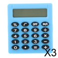 thumbnail image 1 of Paquete de 2 a 6 calculadoras portátiles con pantalla de 8 dígitos, cálculos simples para la escuela y el hogar 3 piezas, 1 of 8