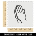 thumbnail image 2 of Praying Hands DIY Cookie Wall Craft Stencil - 5.5 Inch, 2 of 5