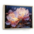 thumbnail image 2 of Designart "Elegant Peony III" Peonies Floater Framed Canvas Prints, 2 of 5