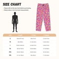 thumbnail image 3 of Fotbe Colorful Donuts 1 Pantalones de Pijama para Mujer, Pantalones de Dormir, Pantalones Pj con Cordón y Bolsillos-3X-Large, 3 of 6