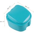 thumbnail image 2 of Coolrunner Denture Case, Denture Cup with Strainer, Denture Bath Box False Teeth Storage Box with Basket Net Container Holder for Travel, Retainer Cleaning (Green), 2 of 8