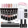 thumbnail image 1 of Extension Gel Nail Kit - Nail Enhancement Gel 7 Colors Pink Nude All In One Kit With Nail Lamp, 1 of 1