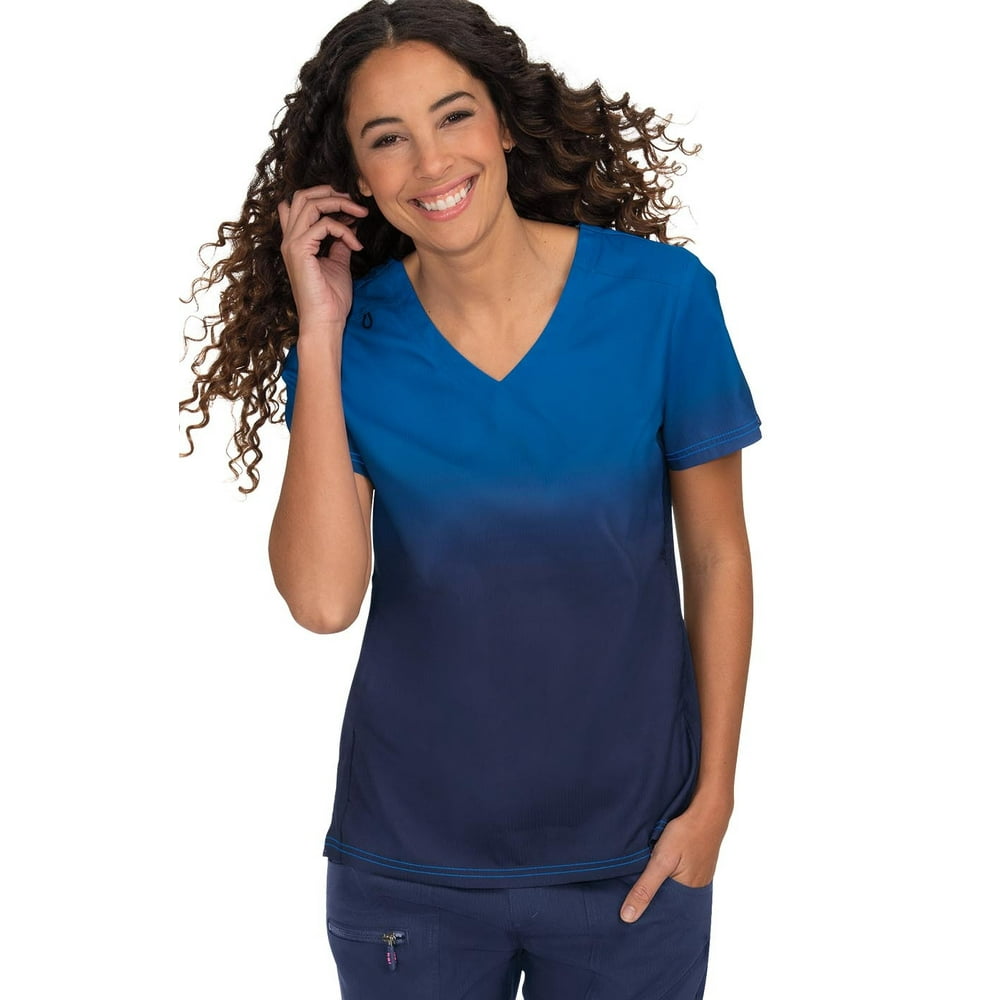 Koi Designer Scrubs Koi Lite Women's 370 "Reform" Ombre VNeck Scrub