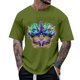thumbnail image 1 of Tops para hombre, blusas y camisas de manga corta con cuello redondo para hombre, camisetas casuales con estampado de moda para hombre, blusa de manga corta, blusa de poliéster para hombre., 1 of 5